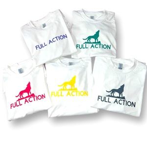 Wolf t-shirts . Powered by Full Action